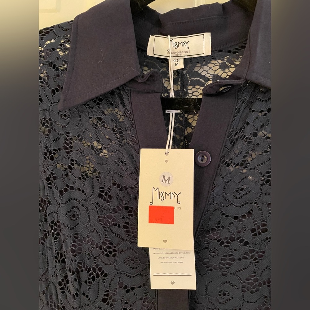 Blue Lace Missmay Dress